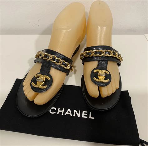 chanel chain sandals 2021|sandales chanel.